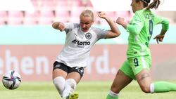 Eintracht Frankfurts Frauen empfangen den VfL Wolfsburg im Deutsche Bank Park