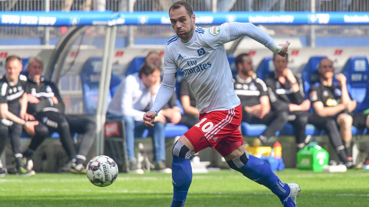 Lasogga trug von 2013 bis 2019 das Trikot des Hamburger SV