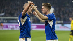 Michael Frey und Marius Bülter würden Schalke bei einem Abstieg wohl verlassen