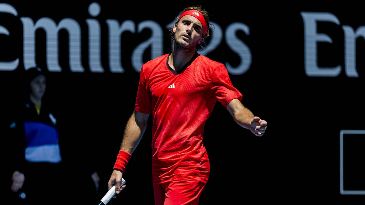 Tsitsipas hatte große Probleme in Melbourne