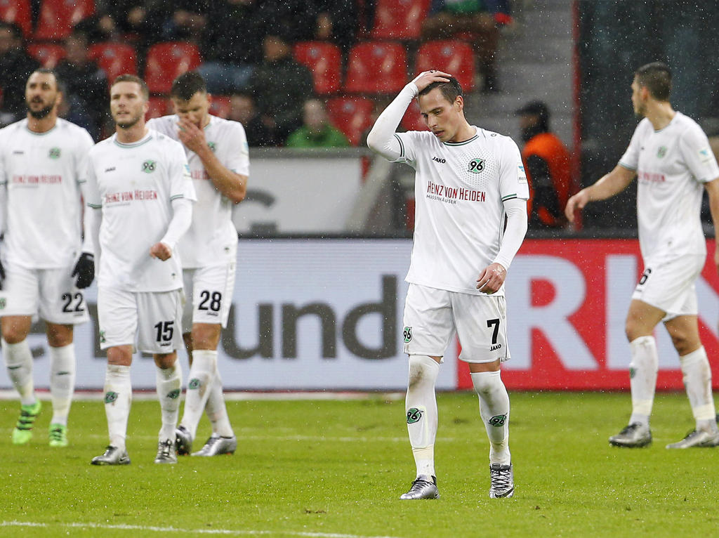 Hannover 96 muss den Weg in die 2. Bundesliga antreten