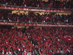Die türkischen Fans zeigten sich patriotisch