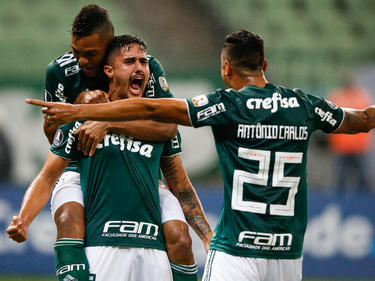 Thiago Martins abrió el marcador para el Palmeiras. (Foto: Getty)