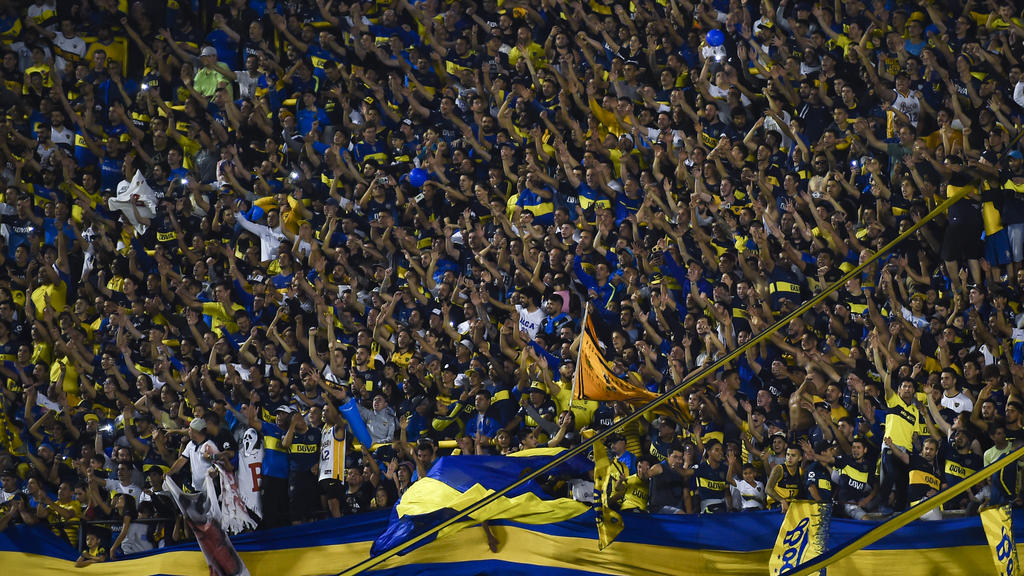 Die Fans der Boca Juniors brennen bereits auf das Hinspiel im Superclásico gegen River Plate