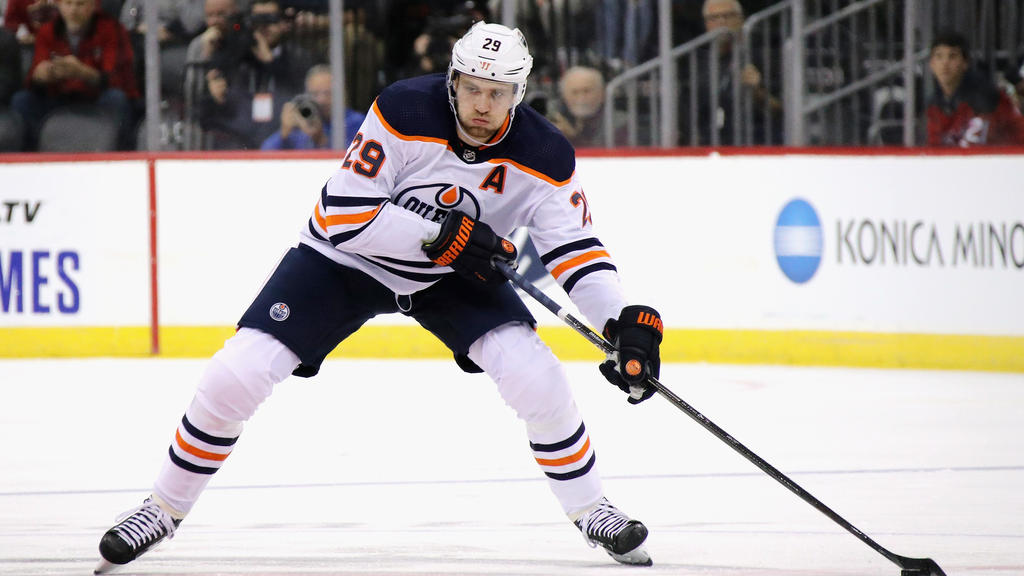 Leon Draisaitl setzte die Erfolgsserie mit den Edmonton Oilers fort Leon Draisaitl setzte die Erfolgsserie mit den Edmonton Oilers fort