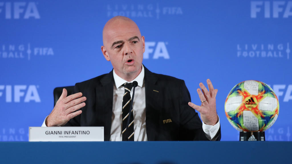 Gianni Infantino, Präsident des Weltverbandes FIFA Gianni Infantino, Präsident des Weltverbandes FIFA