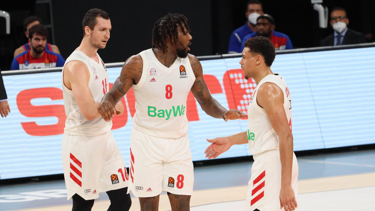Die Basketballer des FC Bayern unterlagen in Moskau Die Basketballer des FC Bayern unterlagen in Moskau