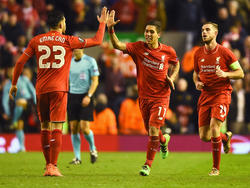 Roberto Firmino traf für Liverpool zum 2:0-Endstand