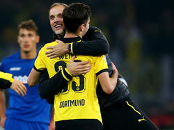 Thomas Tuchel (l.) und Julian Weigl waren beim BVB ein starkes Duo