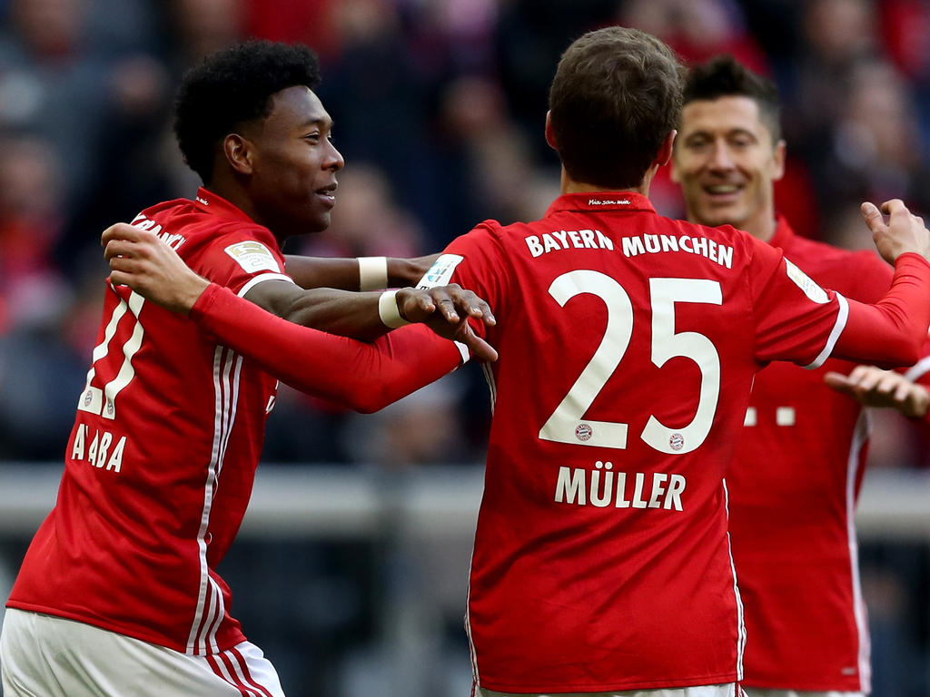 David Alaba fixierte das zwischenzeitliche 5:0 für den FC Bayern
