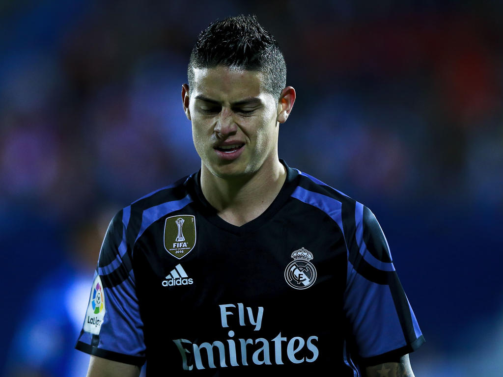 James Rodríguez von Real Madrid war nach seiner Auswechslung nicht zufrieden