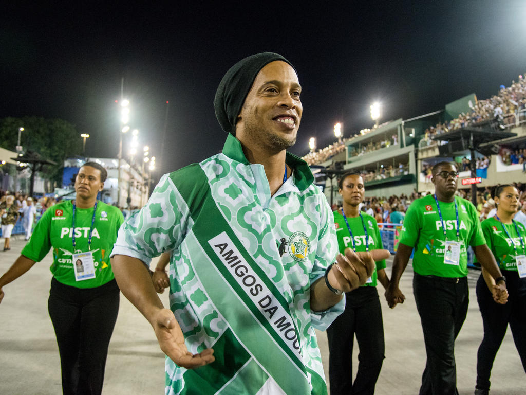Ronaldinho beim Karneval von Rio de Janeiro