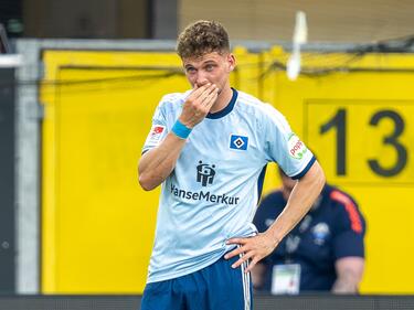 Moritz Heyer war nach dem Test ausgelaugt, freute sich aber über den Sieg