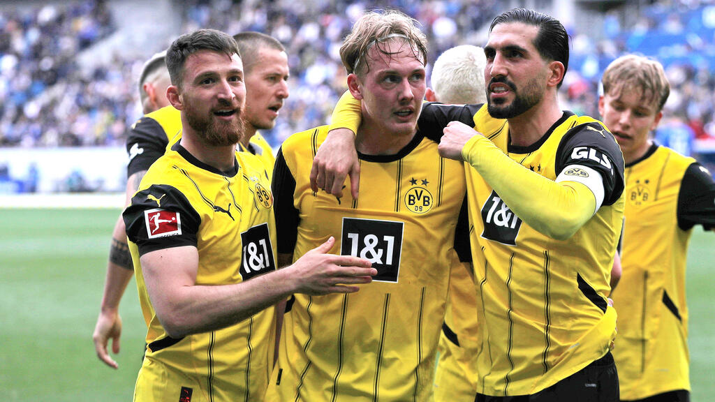 Julian Brandt traf in Hoffenheim zum zwischenzeitlichen 2:1 für den BVB Julian Brandt traf in Hoffenheim zum zwischenzeitlichen 2:1 für den BVB