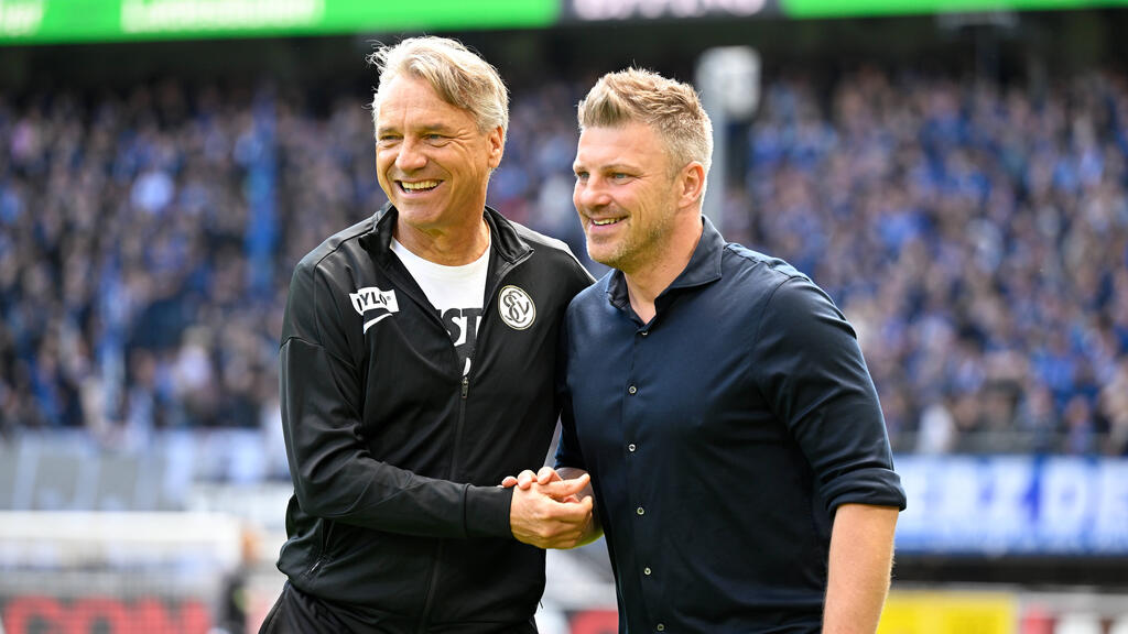 Lukas Kwasniok (r.): Ein Kandidat für den FC Schalke 04? Lukas Kwasniok (r.): Ein Kandidat für den FC Schalke 04?