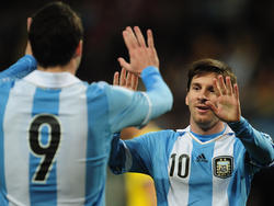 Wieder dabei: Lionel Messi im argentinischen Dress