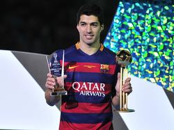 Suárez, del FC Barcelona, no acertó con la meta contraria en su primer duelo del año. (Foto: Getty)
