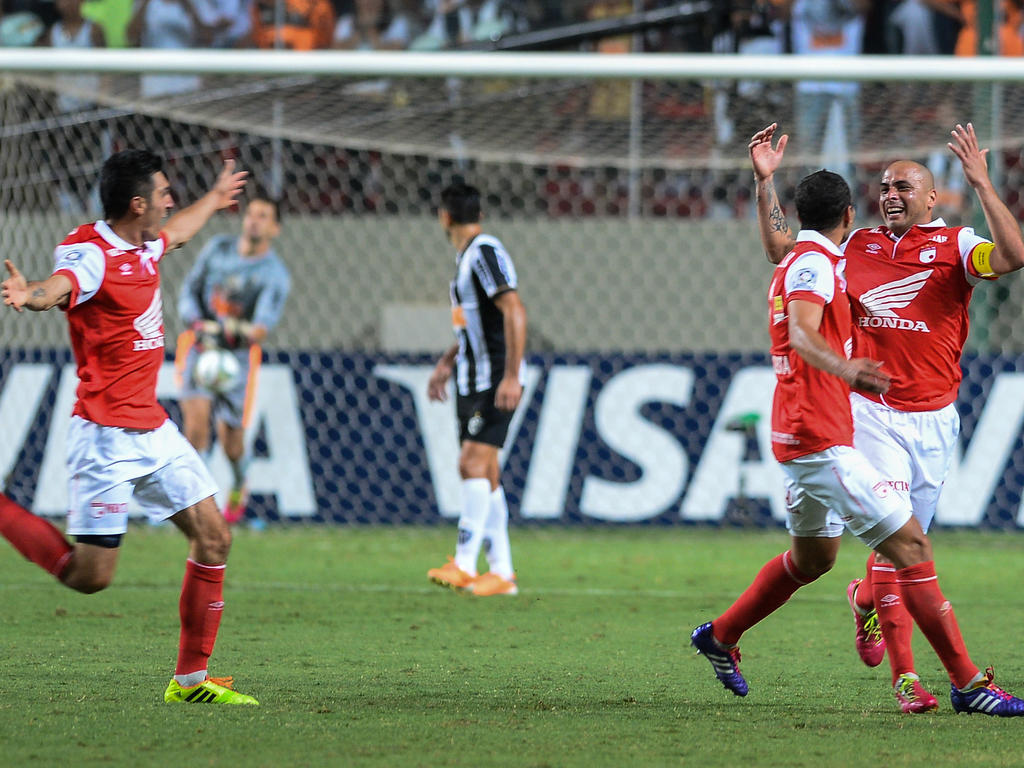 El Santa Fe dio la sorpresa al batir a Estudiantes en Copa Libertadores. (Foto: Getty)