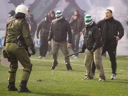 El Panathinaikos fue sancionado por actos violentos de sus hinchas ante Olympiakos. (Foto: Imago)