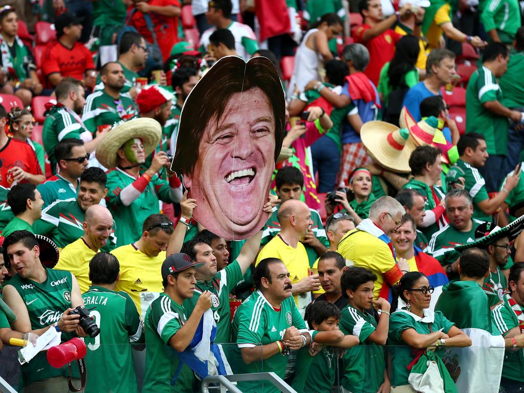 Miguel Herrera ist bei den mexikanischen Fans eine Kultfigur