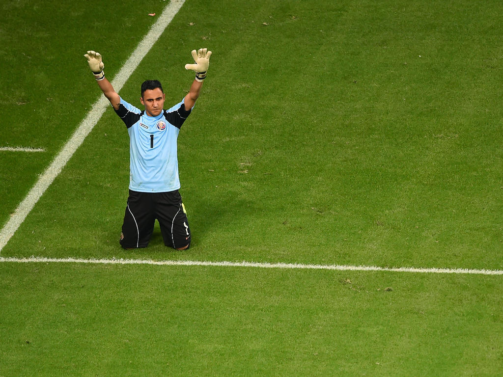 Keylor Navas durante el Mundial de Brasil en 2014. (Foto: Getty)