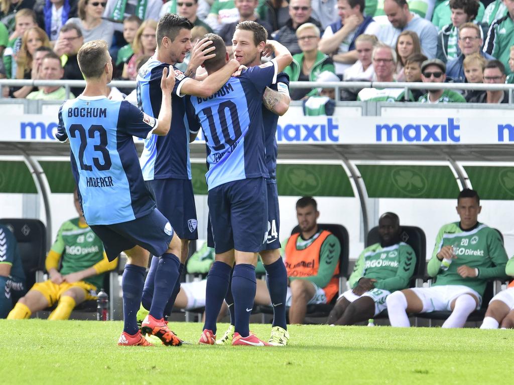 Der VfL kam in Fürth zu einem ungefährdeten 5:0-Sieg