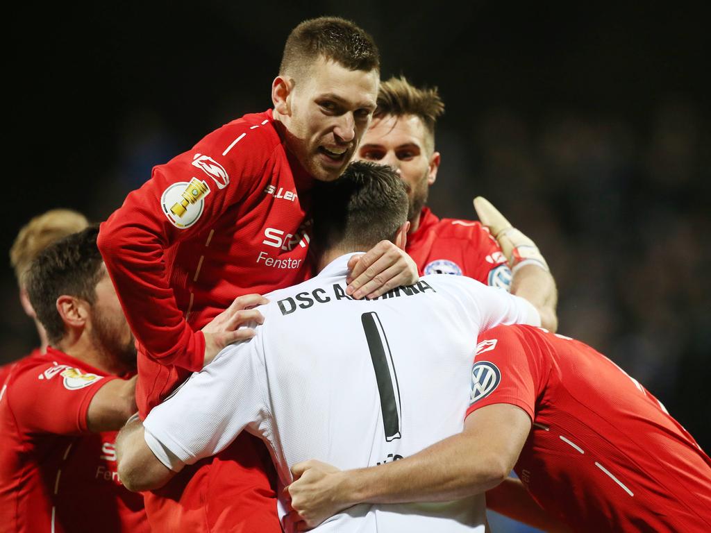 Arminia Bielefeld steht im Viertelfinale des DFB-Pokals
