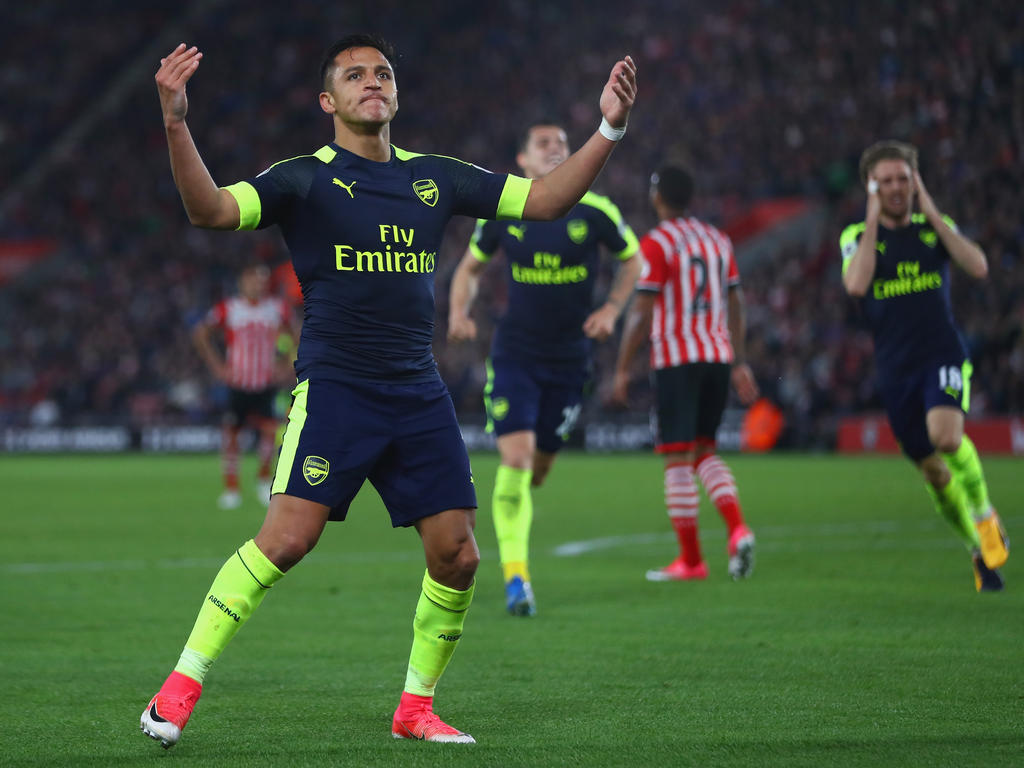 Alexis Sanchez erzielte die 1:0-Führung für den FC Arsenal