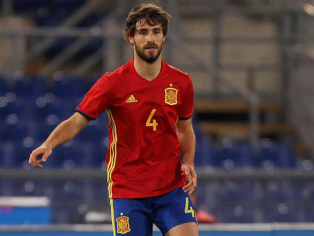 Yeray con la camiseta de la selección española Sub-21. (Foto: Getty)