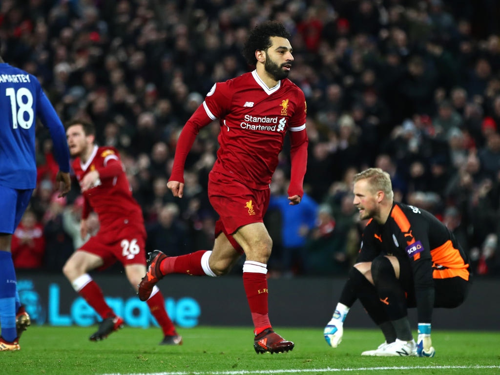 LFC-Stürmer Mohamed Salah dreht im Alleingang das Spiel gegen Leicester City FC