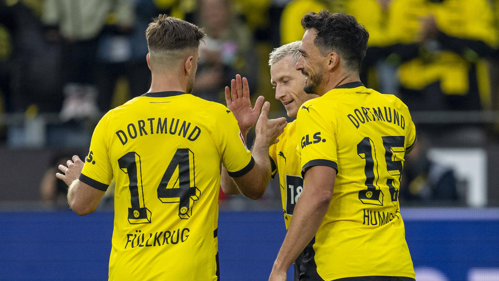 Mats Hummels (r.) und Marco Reus (M.) sollen das Interesse der saudischen Top-Klubs geweckt haben