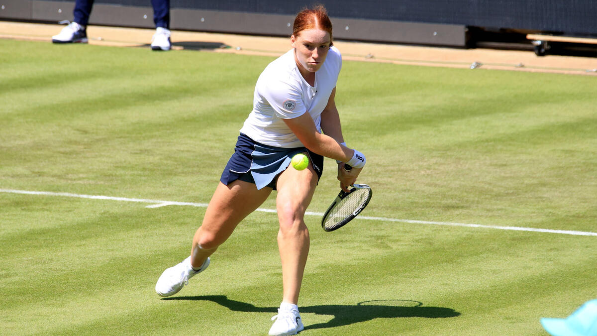 Ella Seidel ist bei ihrem Wimbledon-Debüt in der ersten Runde auf bittere Art und Weise ausgeschieden
