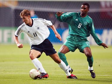 Miroslav Klose erzielte gegen Saudi-Arabien seine ersten drei WM-Tore