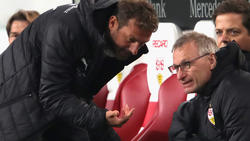 Markus Weinzierl (l.) und Michael Reschke kassieren beim VfB Stuttgart noch ordentlich ab