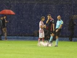 Am Samstag wurde das Quali-Spiel zwischen Kroatien und Kosovo abgebrochen