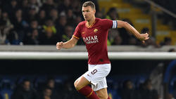 Edin Dzeko steht angeblich bei ManUnited auf der Wunschliste