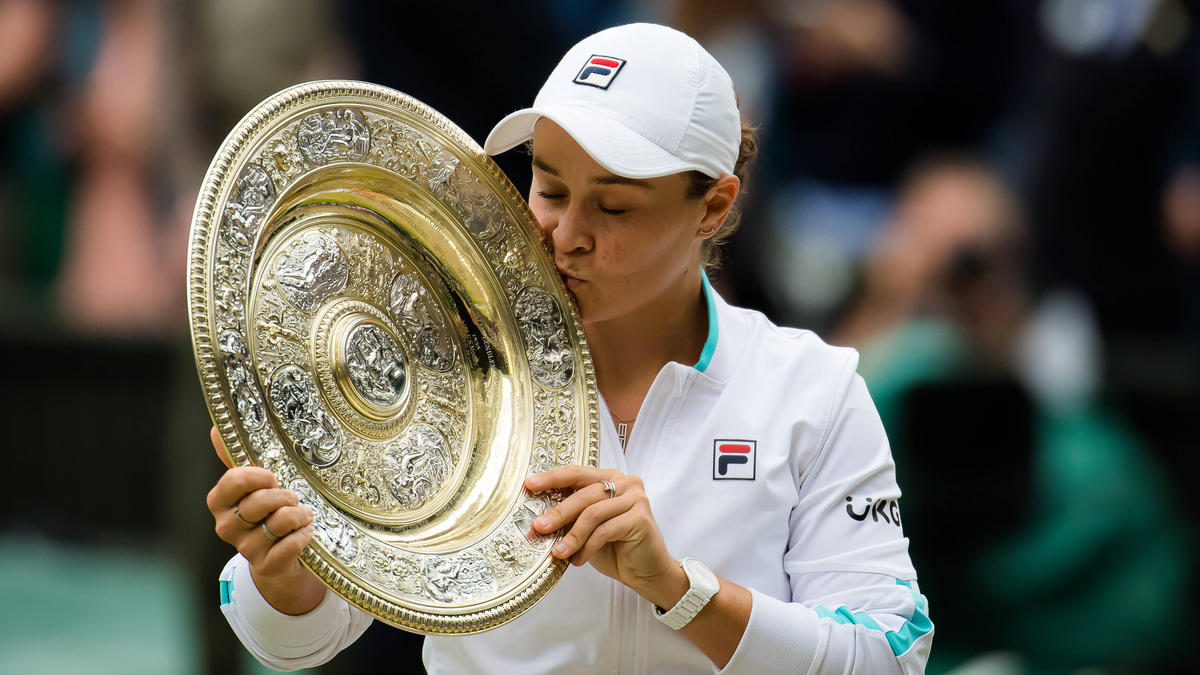 Ash Barty ist die erste australische Wimbledonsiegerin seit 1980
