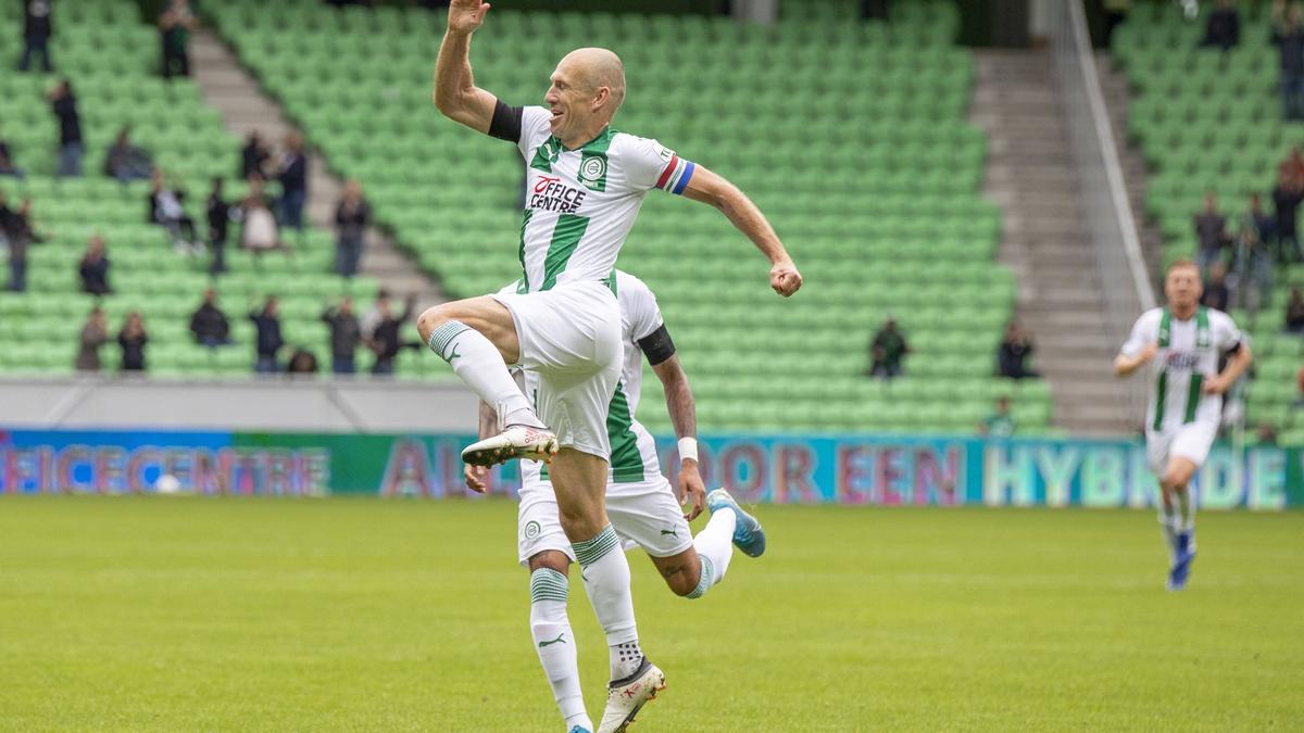 Robben trifft für Groningen Robben trifft für Groningen