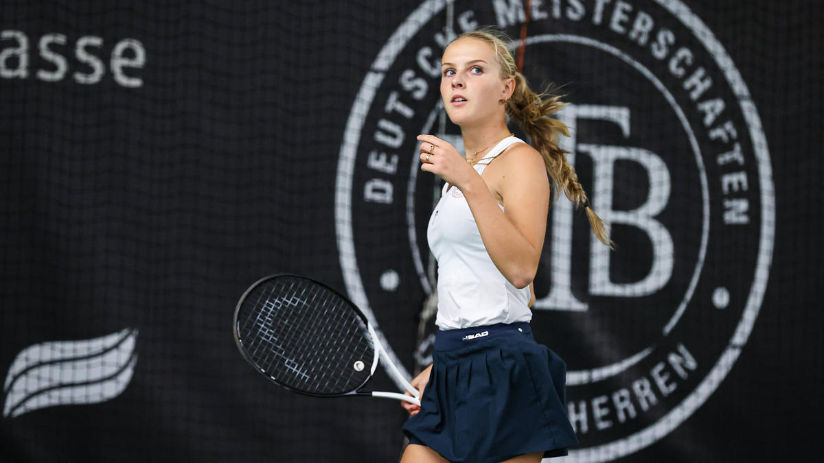 Joelle Steur hat bei den deutschen Tennis-Meisterschaften 2023 das VIertelfinale erreicht