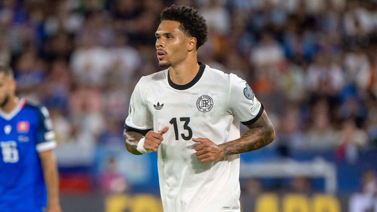 Nnamdi Collins debütierte gegen die Slowaken für Deutschland