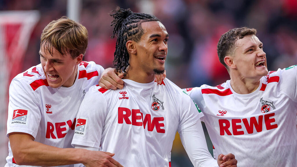 Damion Downs (m.) ist beim 1. FC Köln zum Leistungsträger gereift Damion Downs (m.) ist beim 1. FC Köln zum Leistungsträger gereift