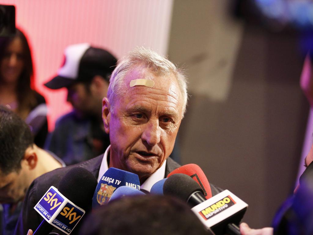 Johan Cruyff kämpft seit Oktober gegen den Krebs