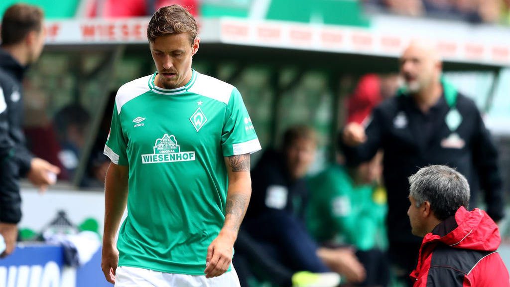 Max Kruse von Werder Bremen zog sich gegen Hannover eine Prellung zu Max Kruse von Werder Bremen zog sich gegen Hannover eine Prellung zu