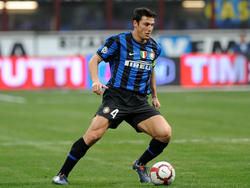 Javier Zanetti en una imagen de archivo como jugador del Inter. (Foto: Getty)
