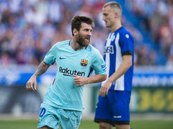 Erzielte zwei Tore gegen Alavés: Messi
