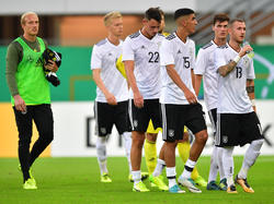 Deutschlands U21-Kicker nach der Testspielpleite gegen Ungarn