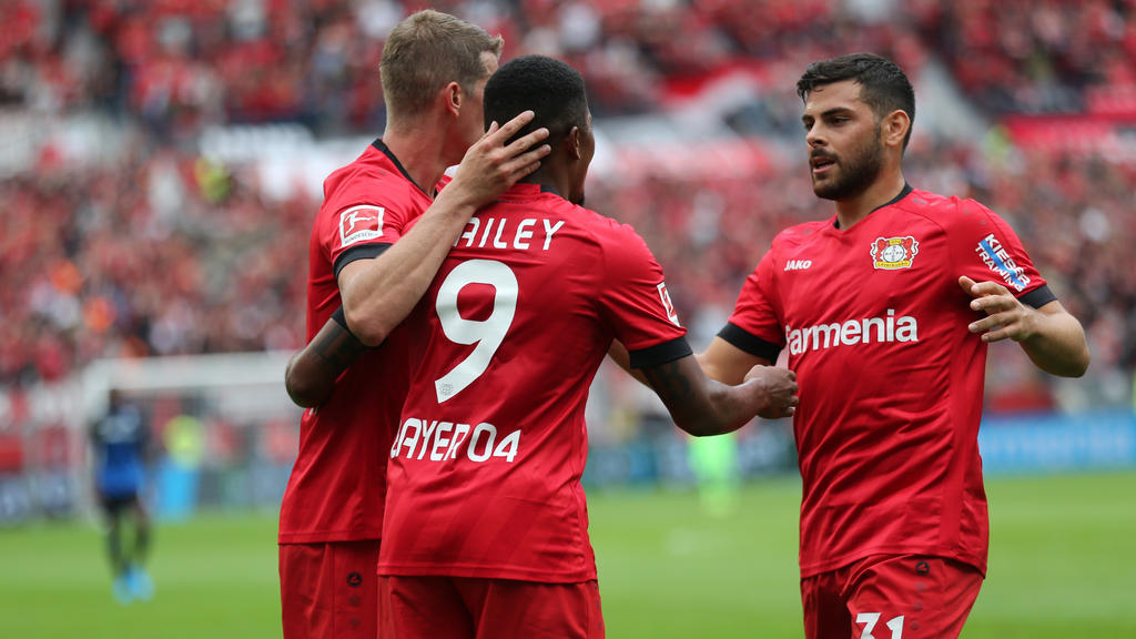 Bayer Leverkusen setzte sich gegen den SC Paderborn durch