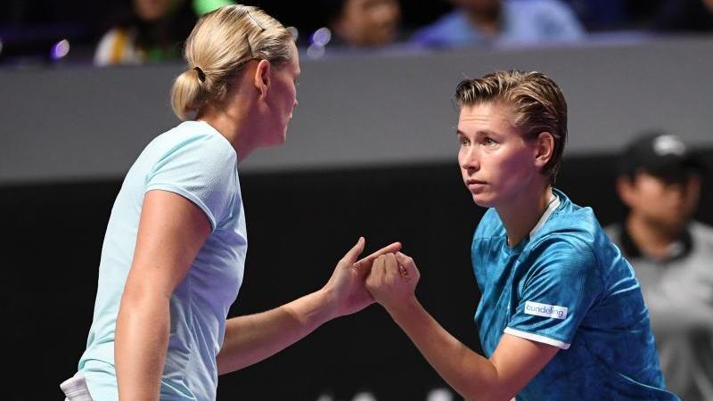 Anna-Lena Grönefeld (l.) und Demi Schuurs sind im Halbfinale ausgeschieden Anna-Lena Grönefeld (l.) und Demi Schuurs sind im Halbfinale ausgeschieden