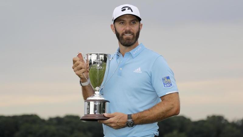 Dustin Johnson gewann auch in der 13. Saison seiner Karriere Dustin Johnson gewann auch in der 13. Saison seiner Karriere