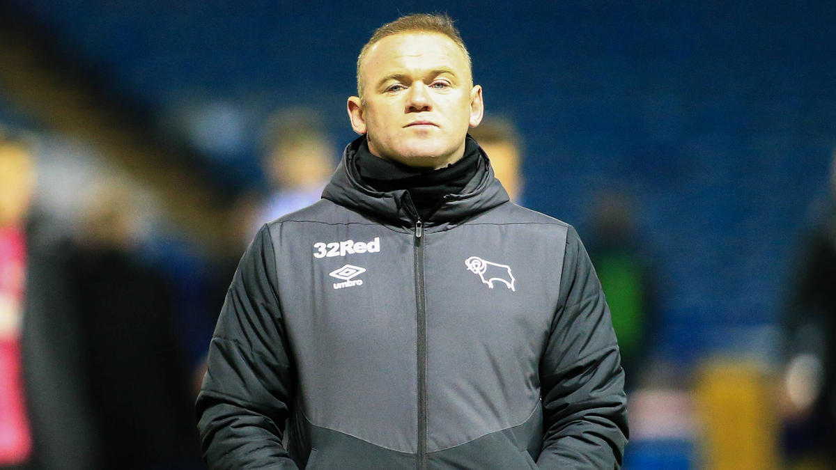 Wayne Rooney trainiert seit November den englischen Zweiligisten Derby County Wayne Rooney trainiert seit November den englischen Zweiligisten Derby County
